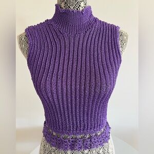 💜PURPLE TURTLENECK TOP💜